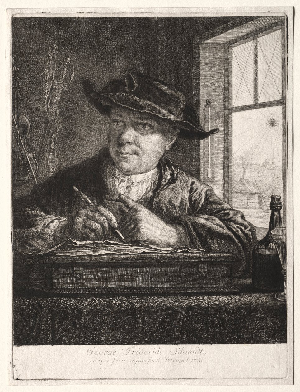 Self-Portrait by Georg Friedrich Schmidt