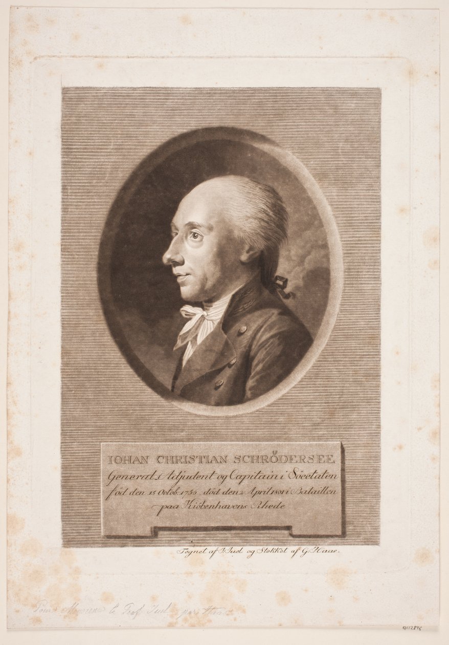 Naval Officer J. C. Schrødersee by Georg Haas