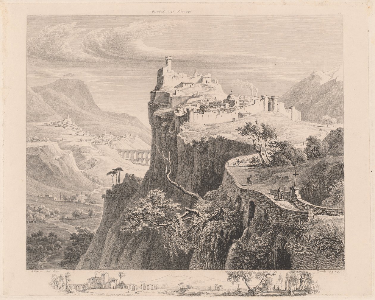 Ovindoli in the Abruzzi by Georg Heinrich Busse