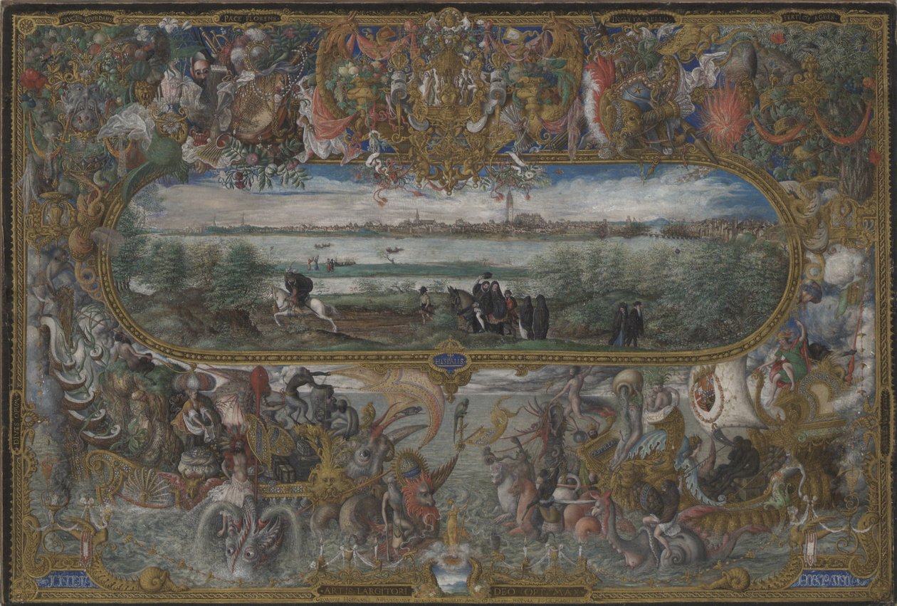 View of Seville, 1573 by Georg Hoefnagel