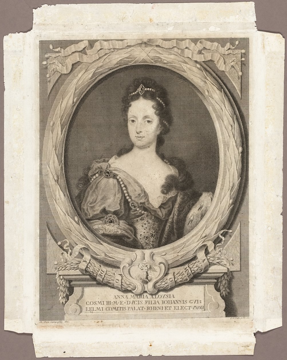 Anna Maria Luisa by Georg Martin Preissler