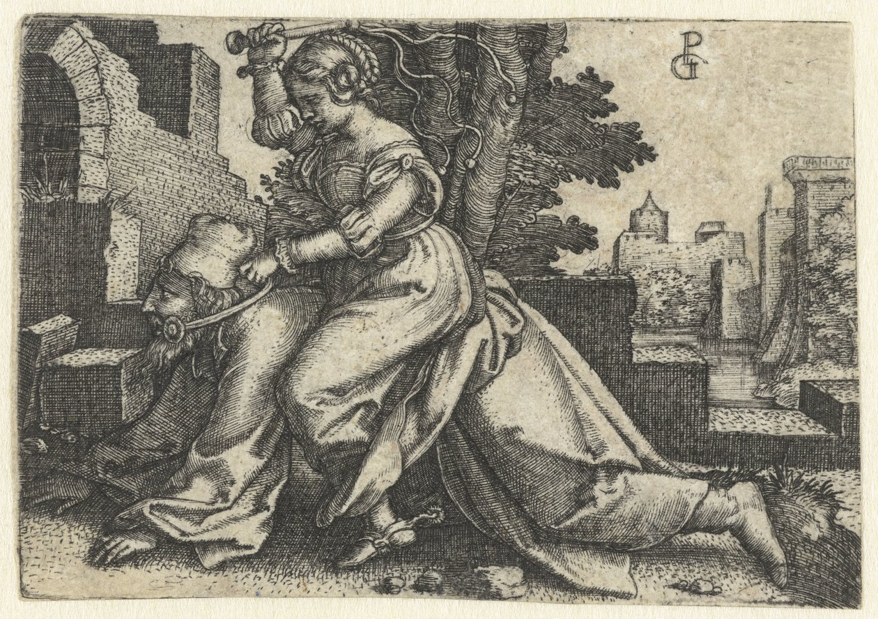 Aristotle and Phyllis (Campaspe) by Georg Pencz