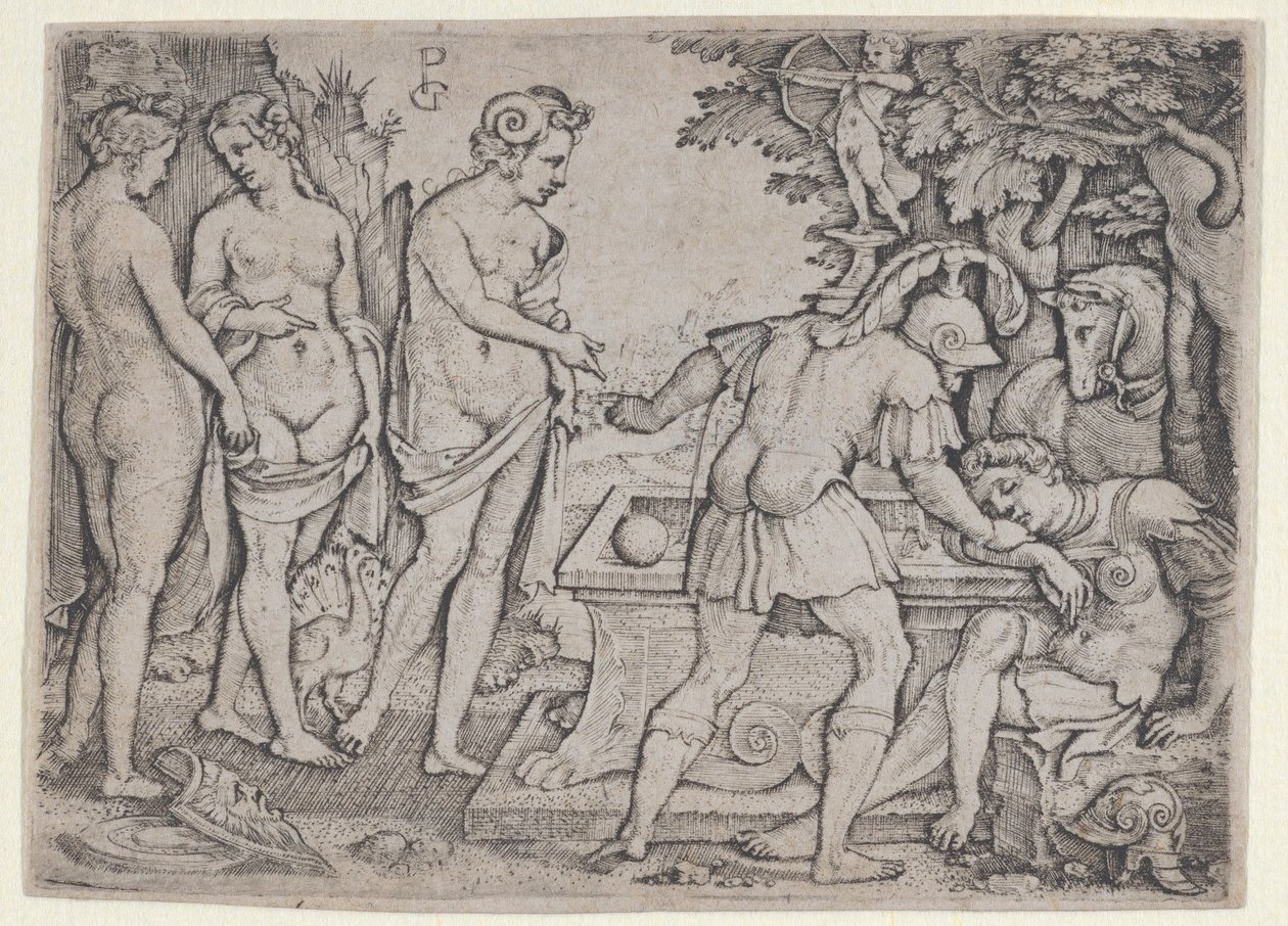 The Dream of Paris by Georg Pencz
