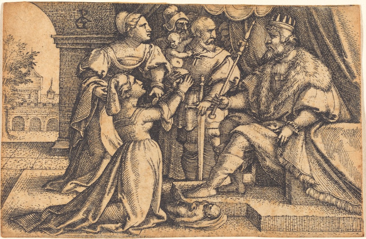 The Judgment of Solomon by Georg Pencz