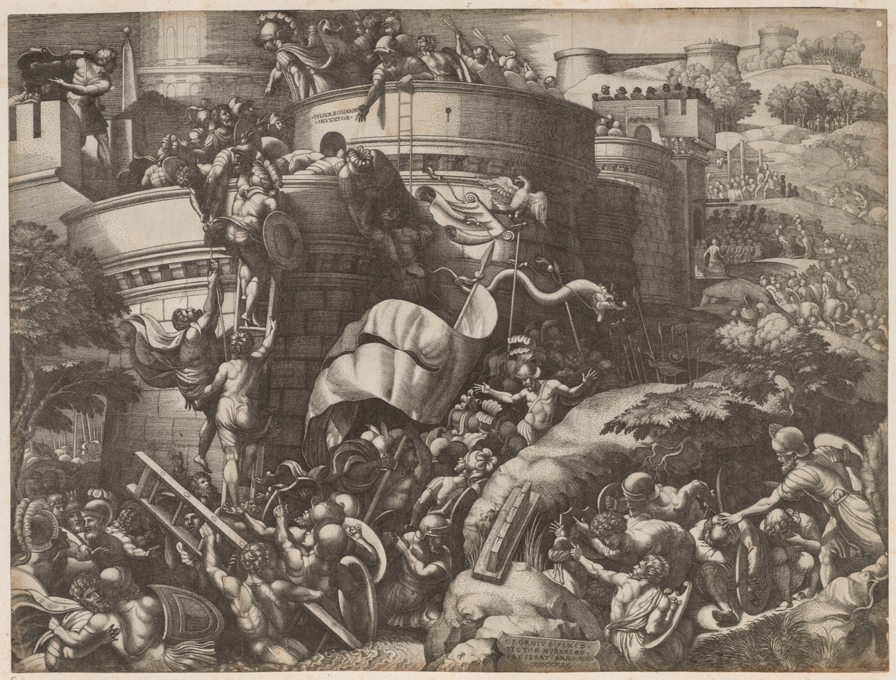 The Siege of Carthage by Georg Pencz