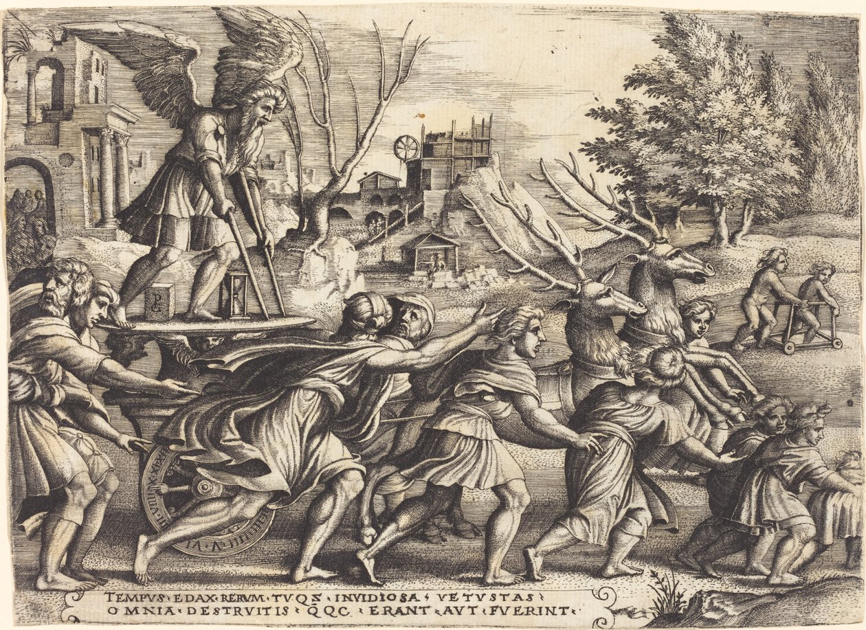 The Triumph of Time by Georg Pencz