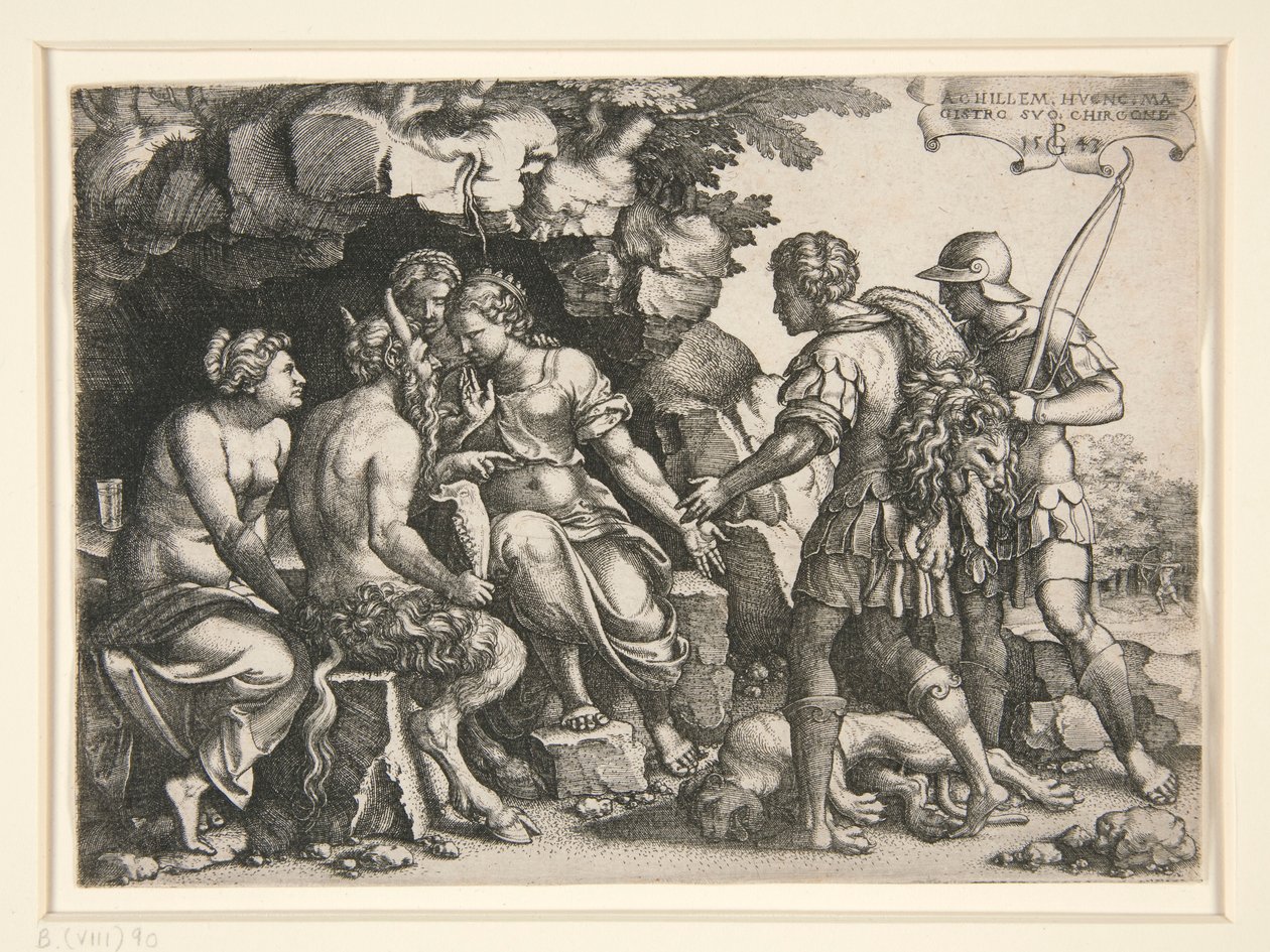 Thetis and Chiron by Georg Pencz