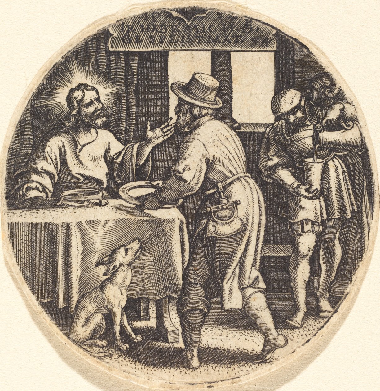To Feed the Hungry by Georg Pencz