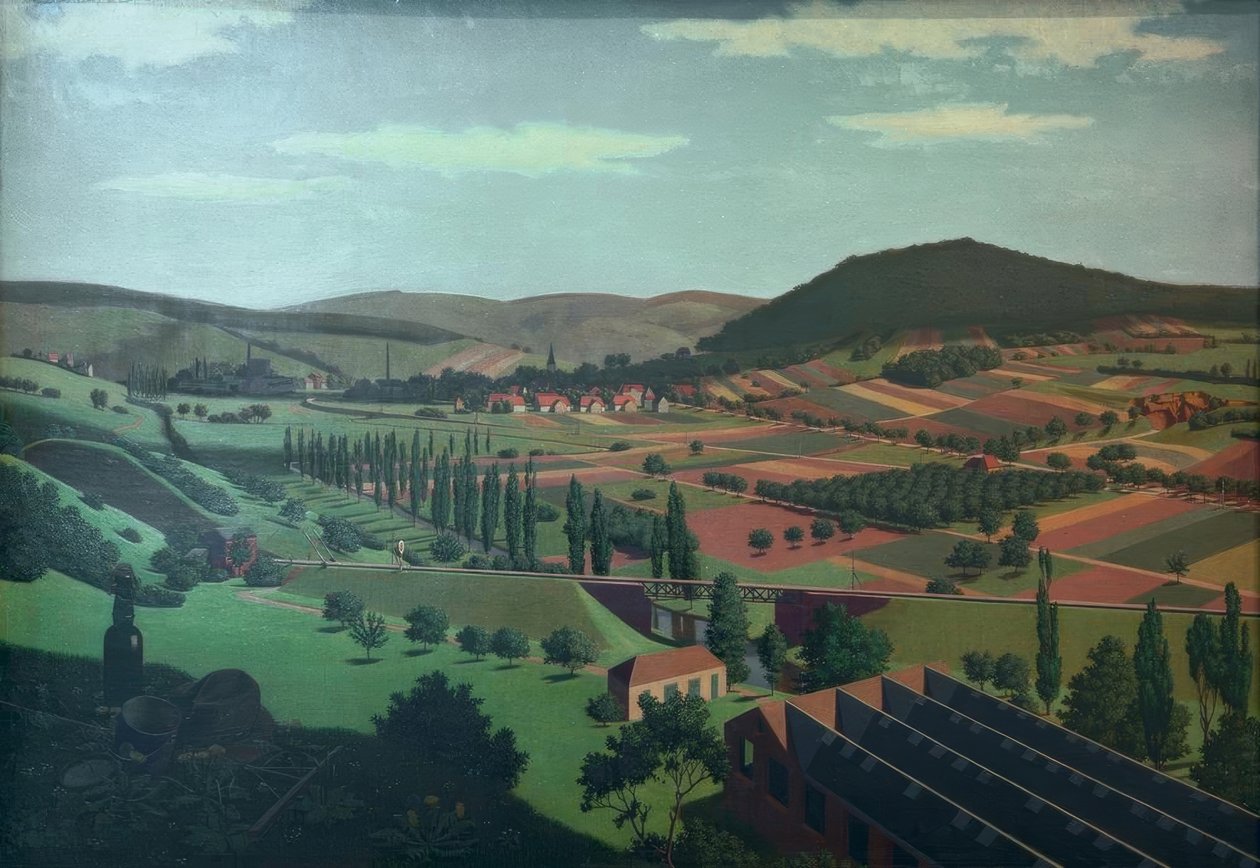 Landscape near Berghausen by Georg Scholz