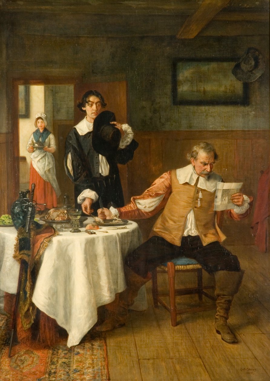 The hungry messenger by George Adolphus Storey