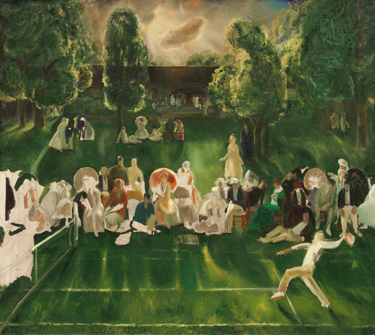 Tennis Tournament by George Wesley Bellows
