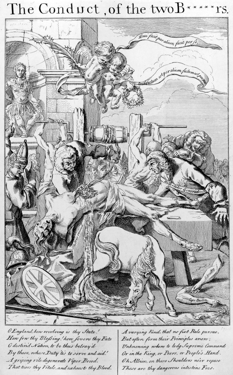 The Conduct of the Two Brothers by George Bickham