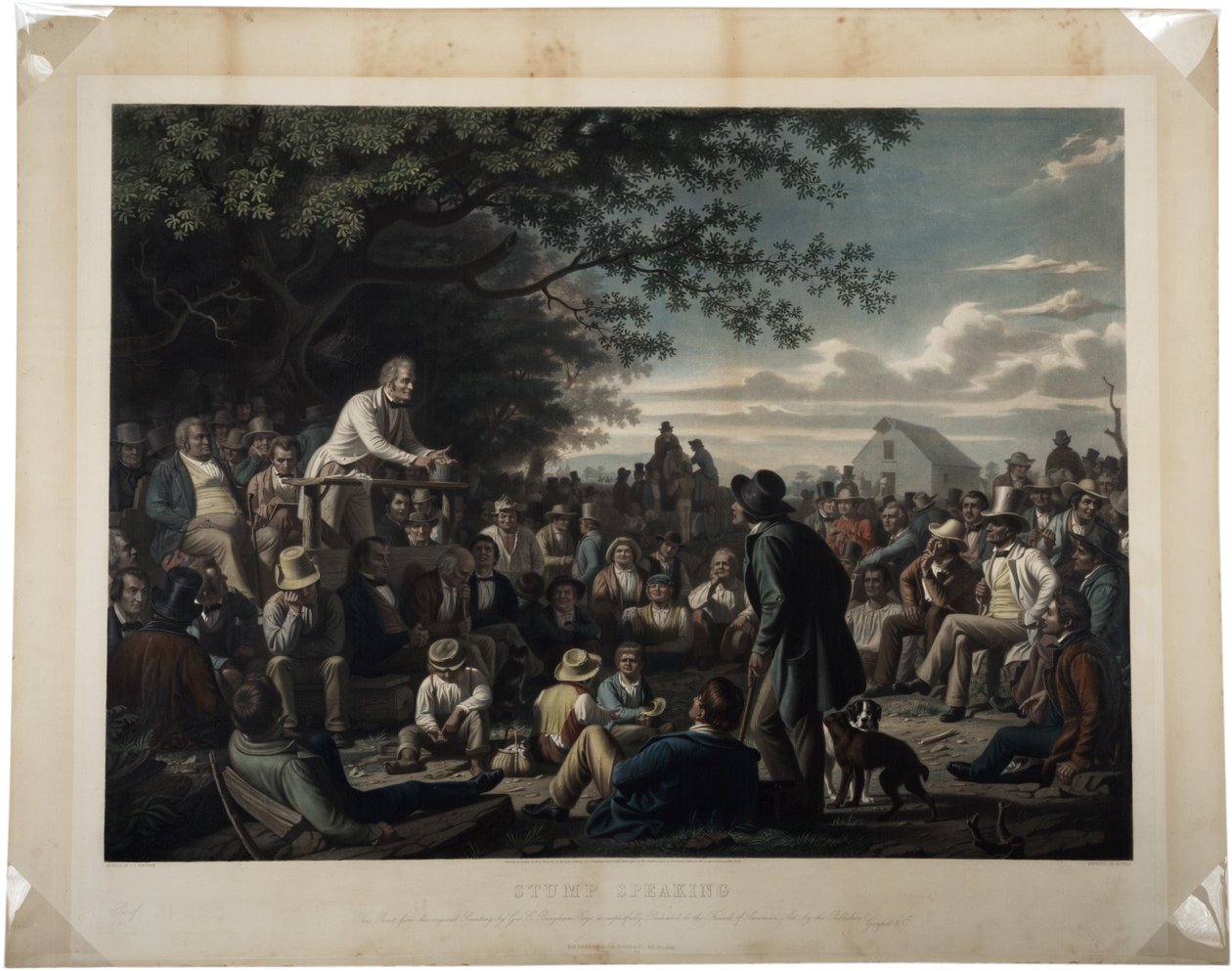 Stump Speaking by George Caleb Bingham