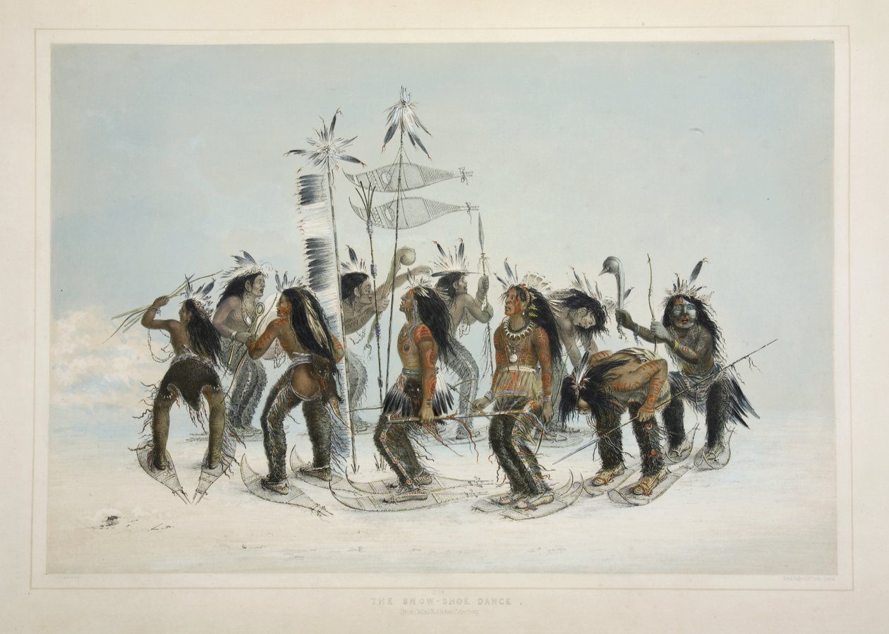 The Snow Shoe Dance, from Catlin