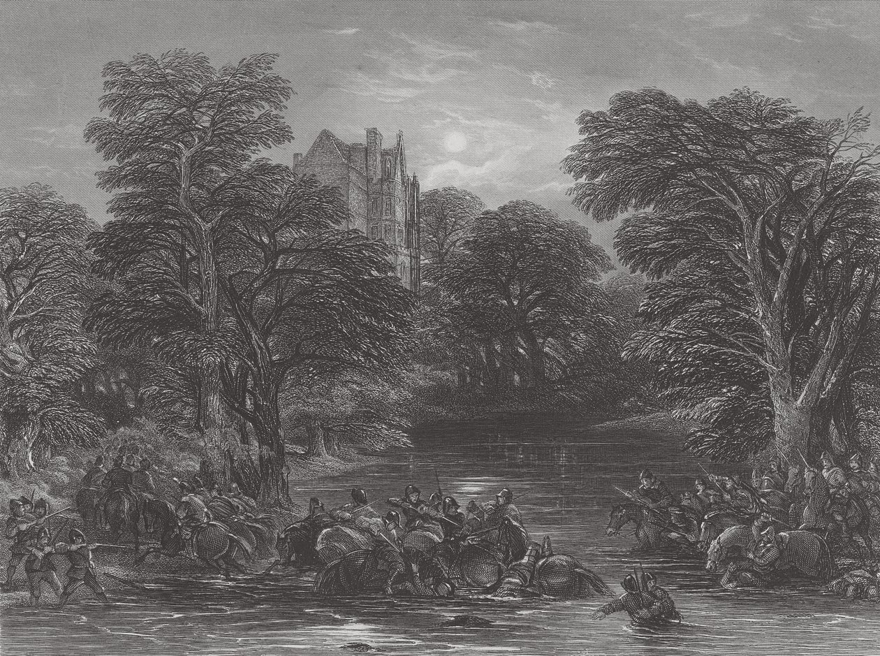 The Scots Pursued After the Battle of Preston, Engraved by J.C. Varrall by George Cattermole