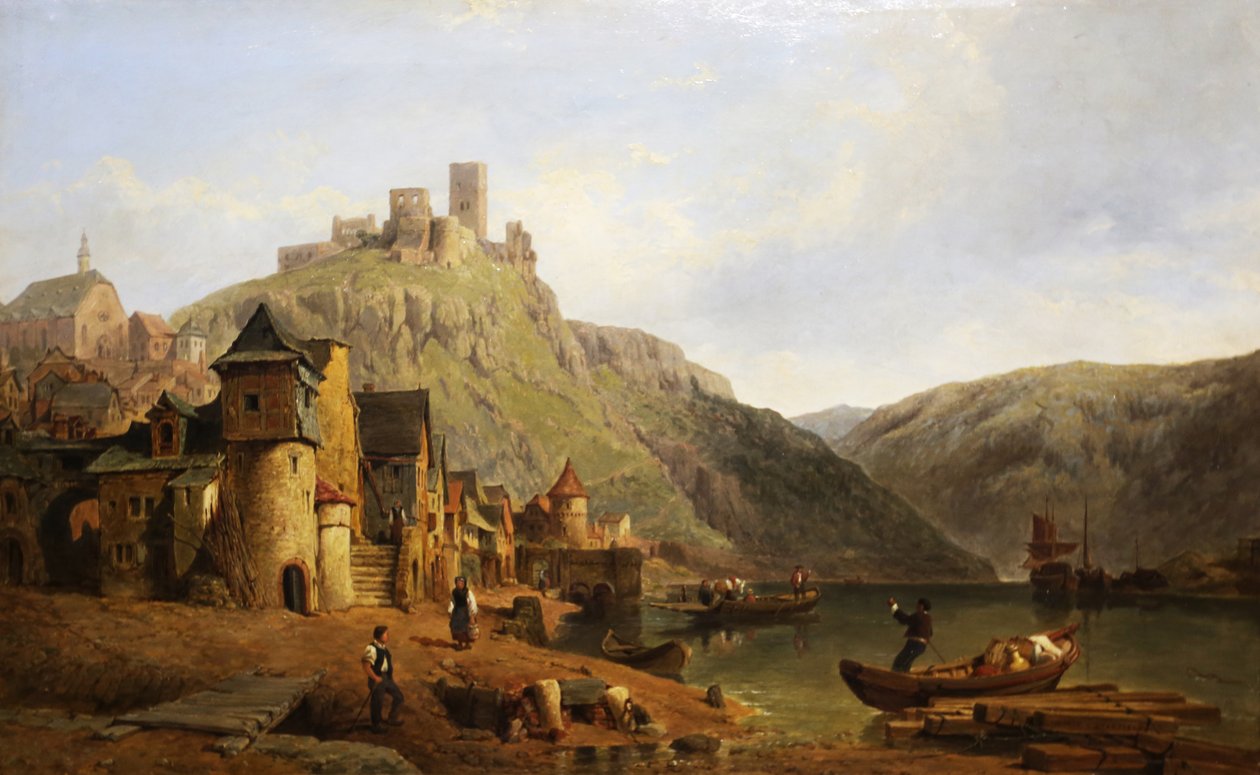 Beilstein on the Moselle by George Clarkson Stanfield
