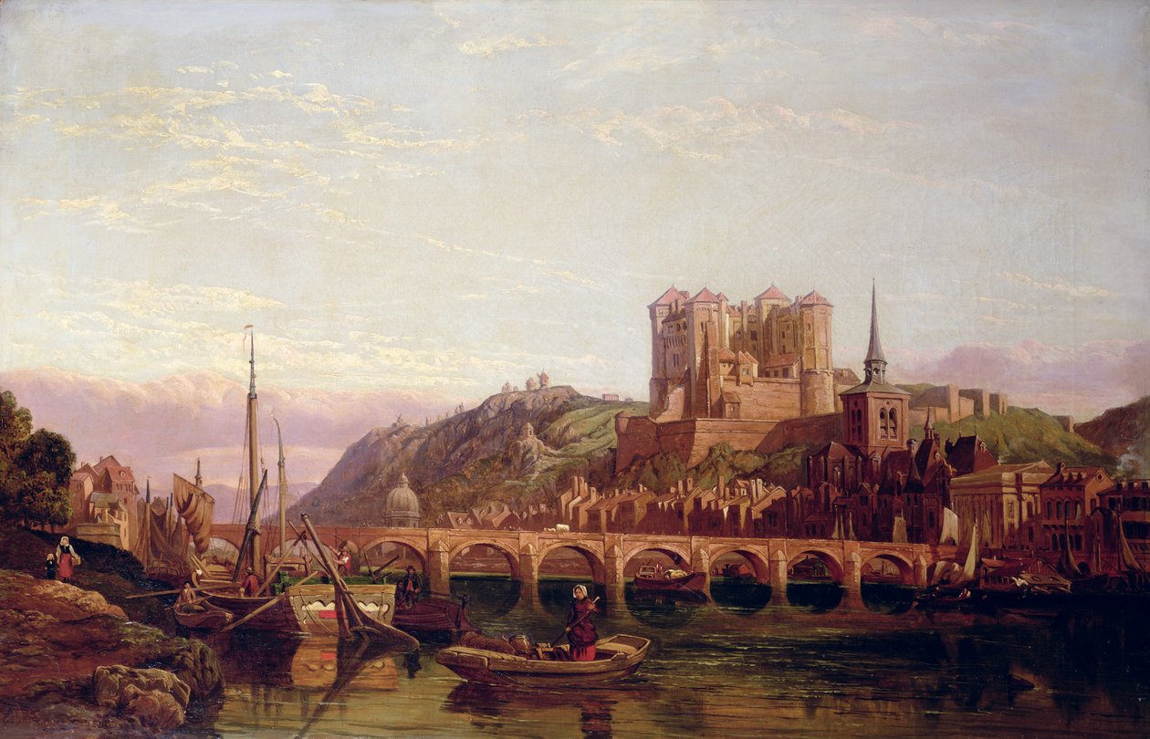 Saumur, by the Loire Valley by George Clarkson Stanfield