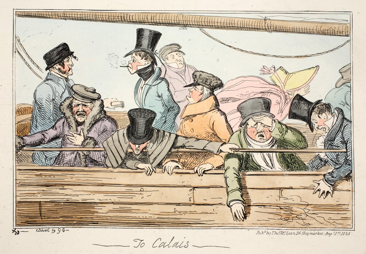 To Calais by George Cruikshank
