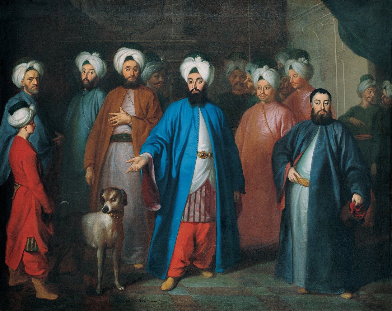 Mehmed Said Efendi and his Retinue by George Engelhardt Schröder