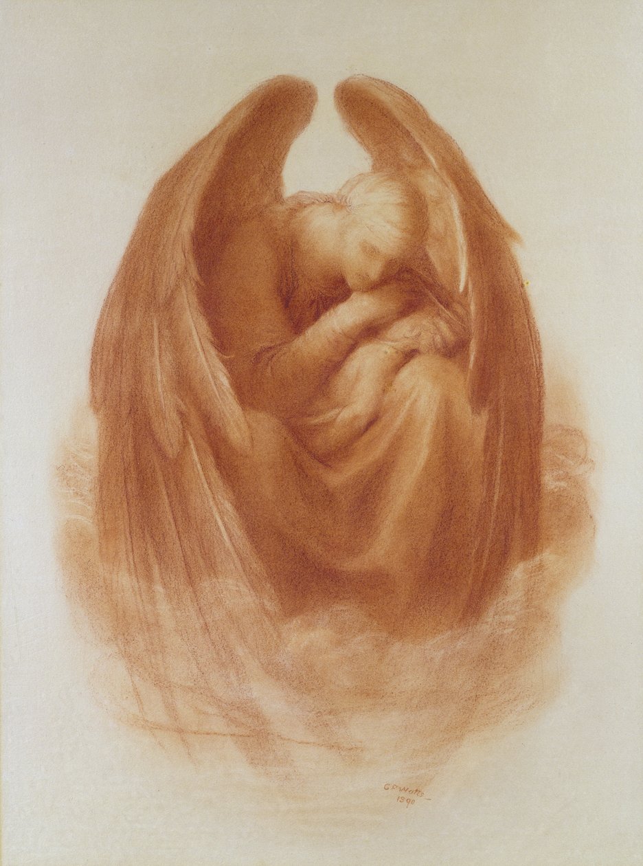 Death Crowning Innocence by George Frederick Watts