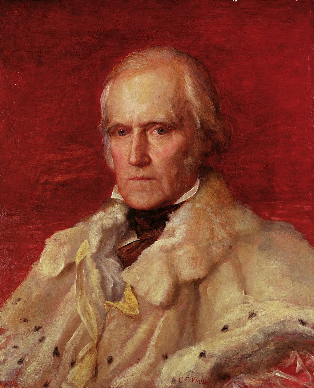 Portrait of Stratford Canning (1786-1880), Viscount Stratford de Redcliffe by George Frederick Watts