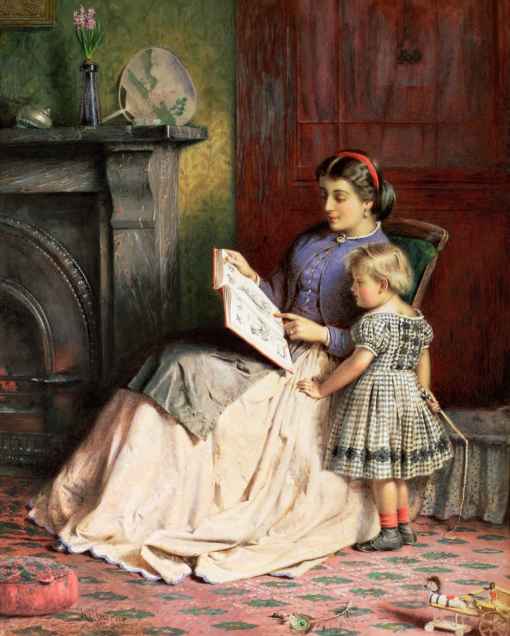 Mother and Daughter by George Goodwin Kilburne