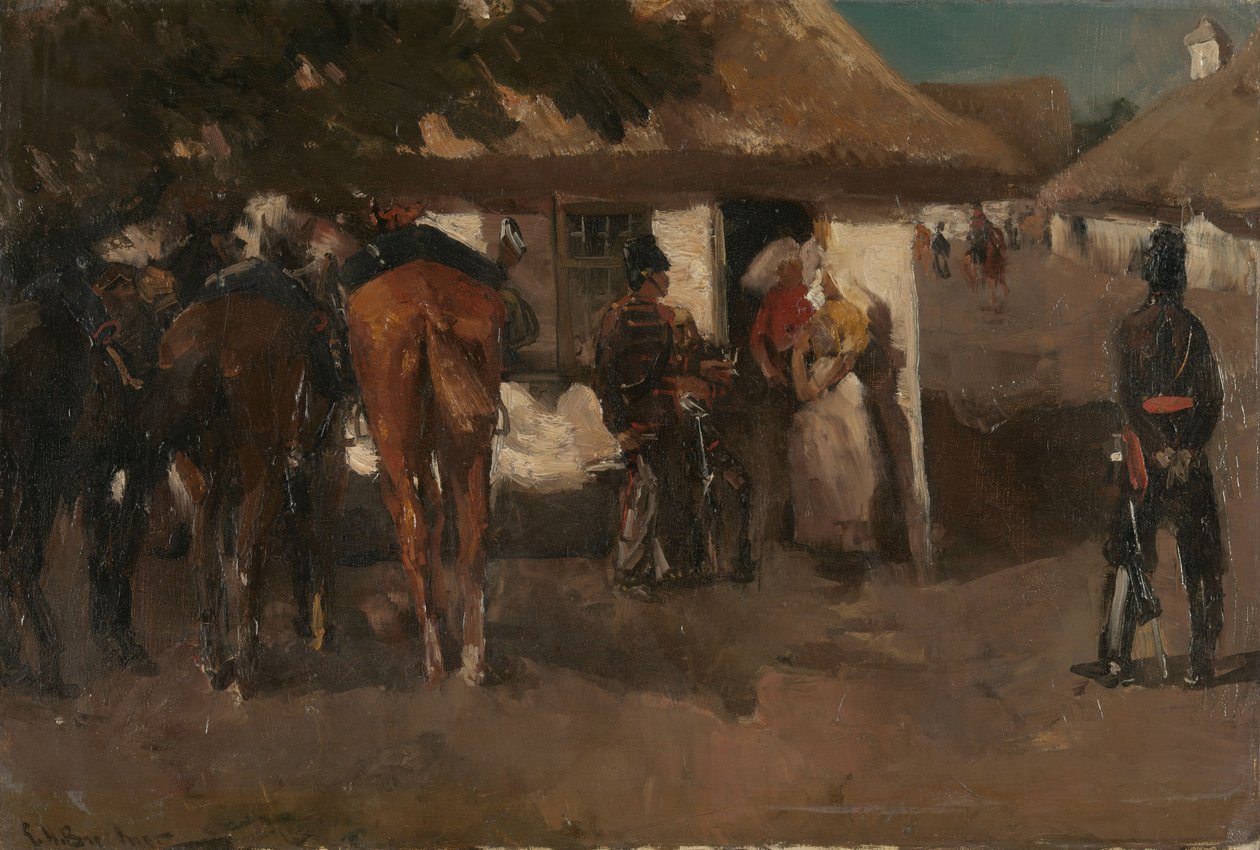 Billeting the Troops by George Hendrik Breitner