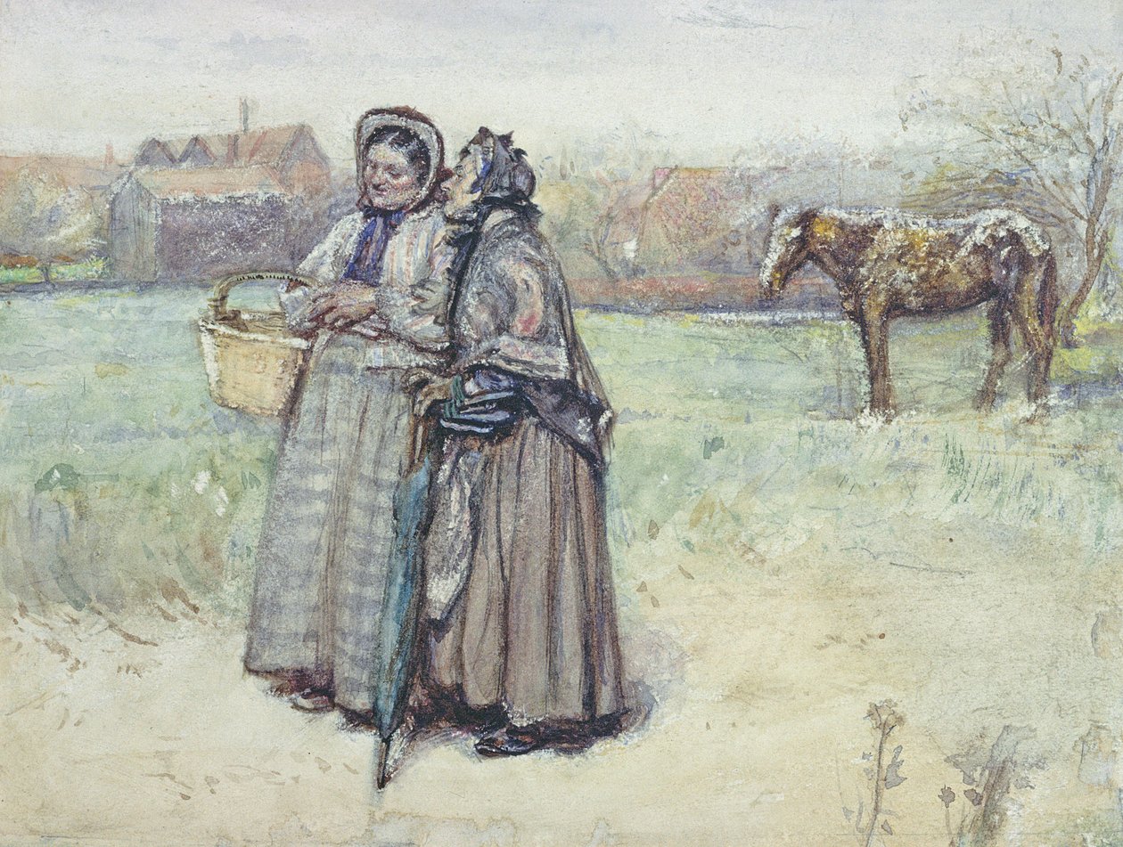 The Gossips by George John Pinwell