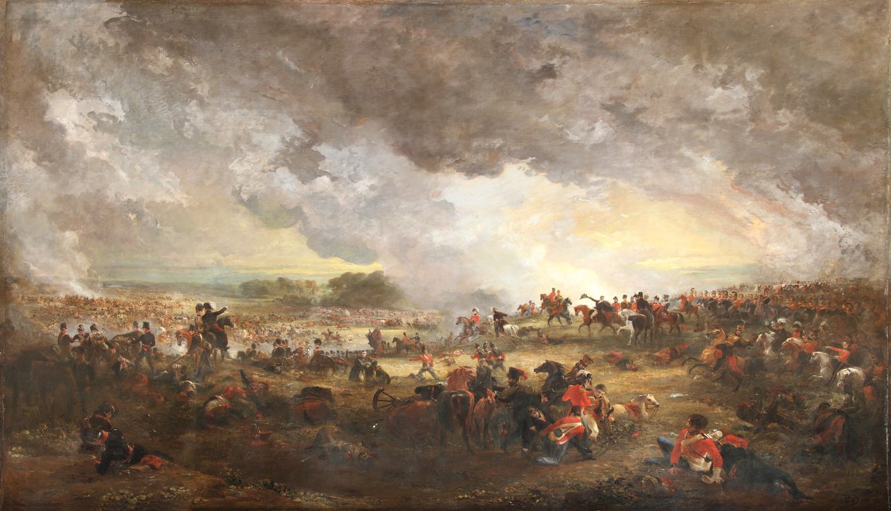 The Battle of Waterloo by George Jones