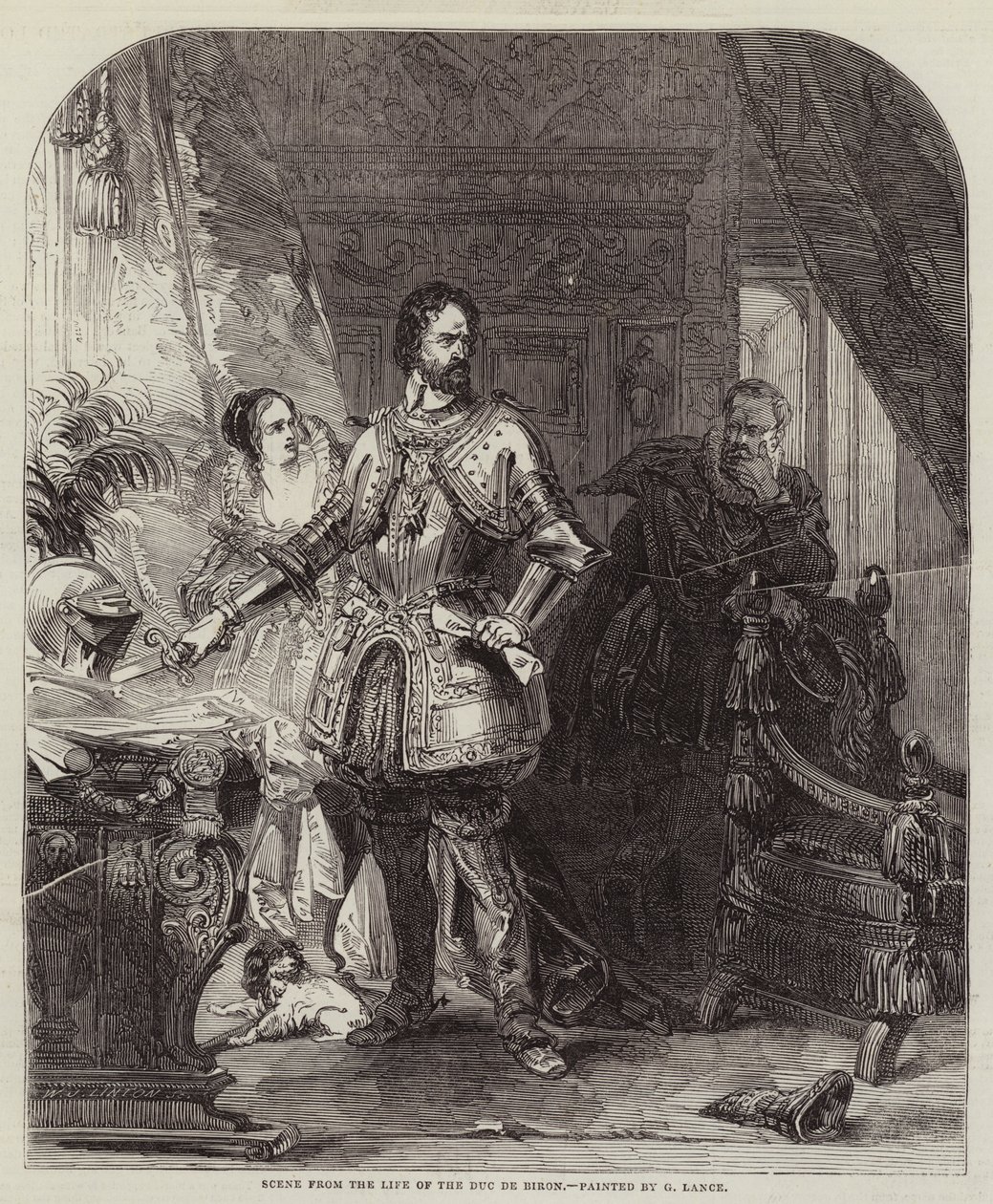 Scene from the Life of the Duc de Biron by George Lance