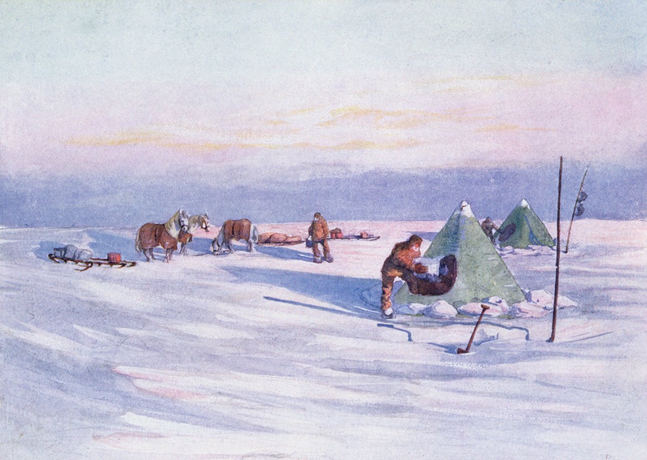 Organising the Camp, Illustration from 