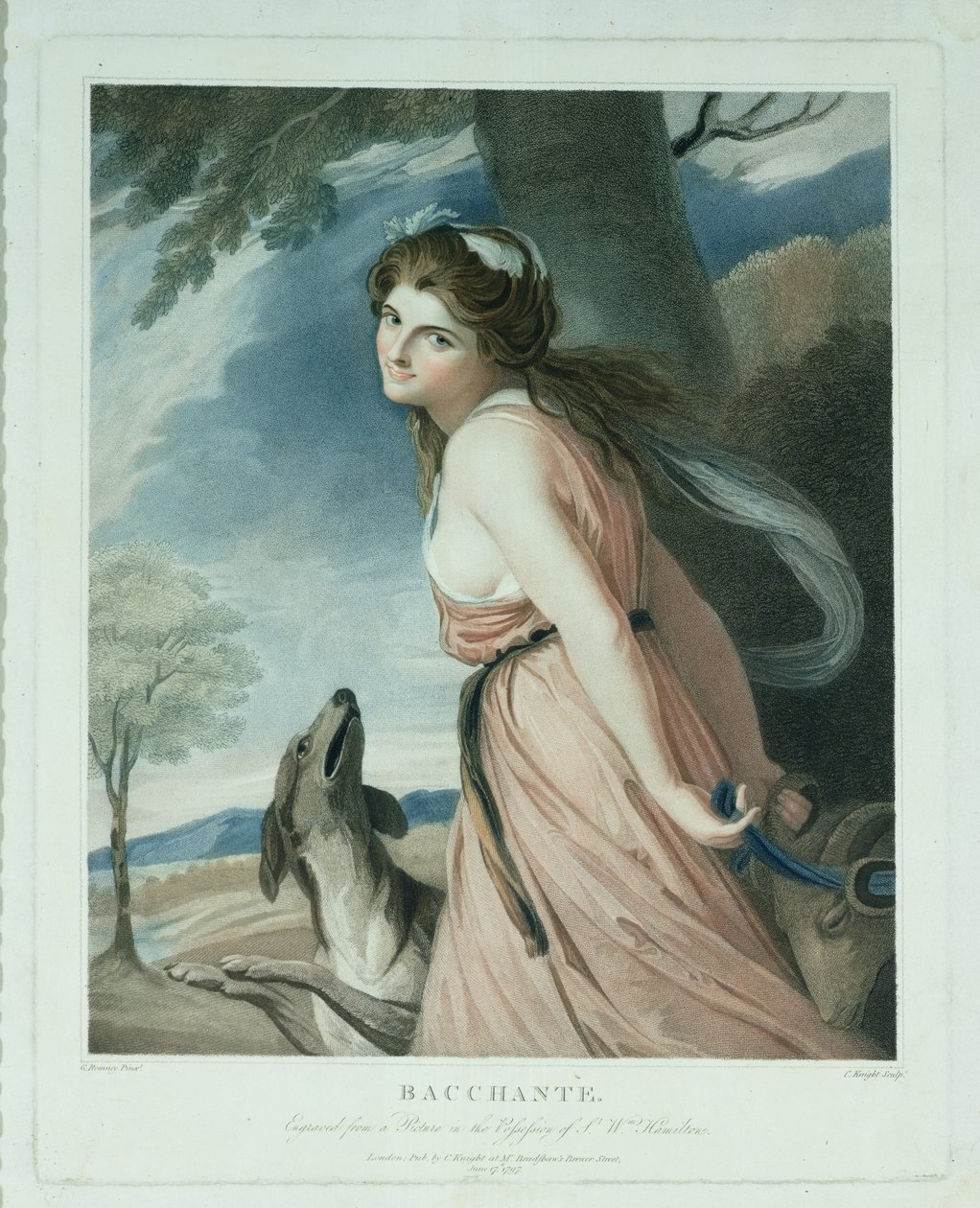 Bacchante by George Romney