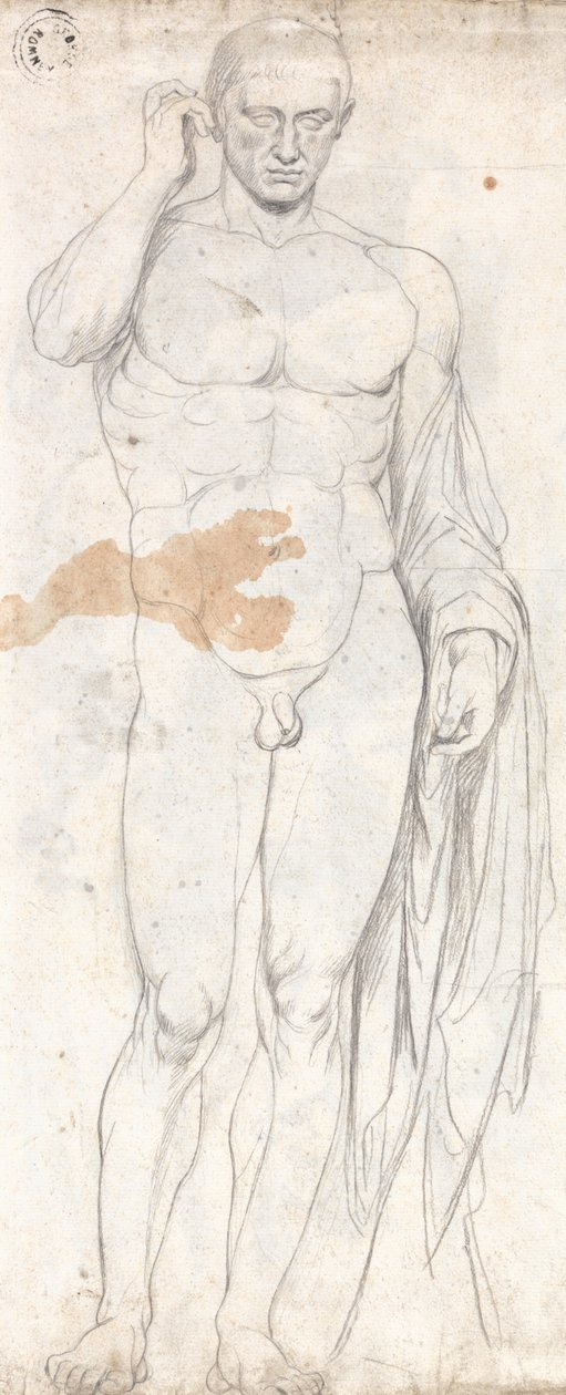 Classical Male Nude by George Romney