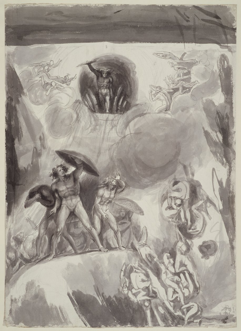 Fall of the Rebel Angels, 1790 by George Romney