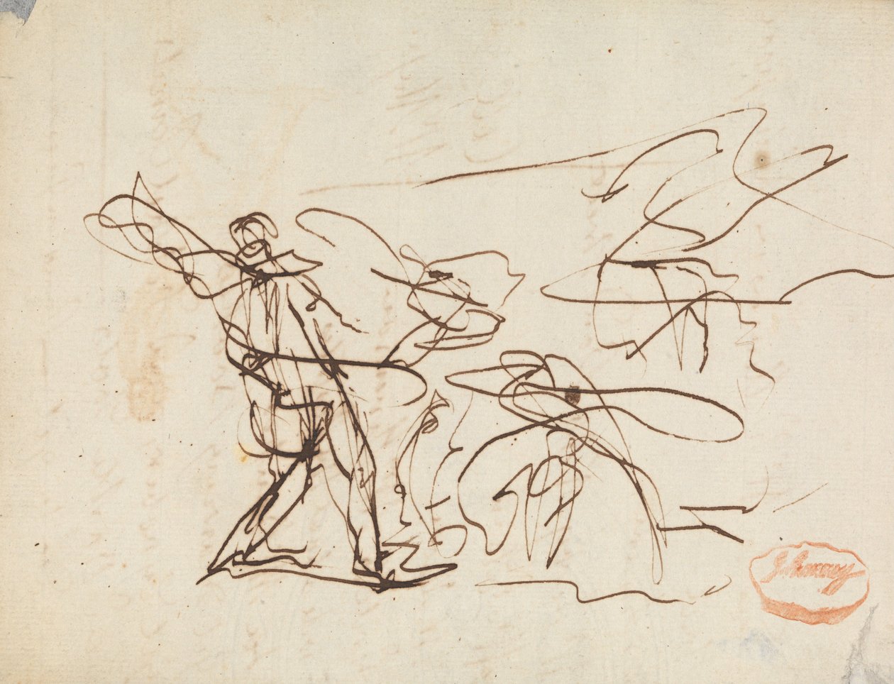 Figure Composition Study 25 by George Romney
