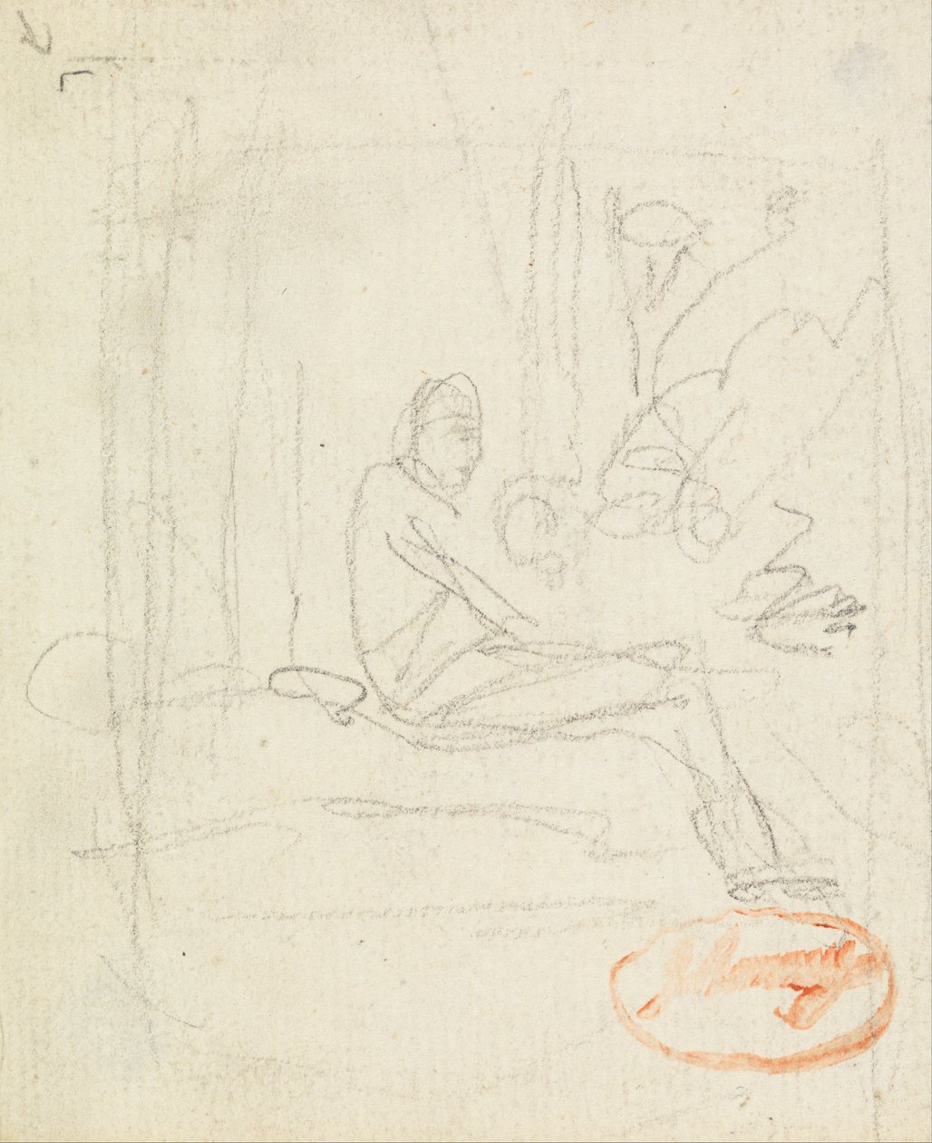 Figure Study 6 by George Romney