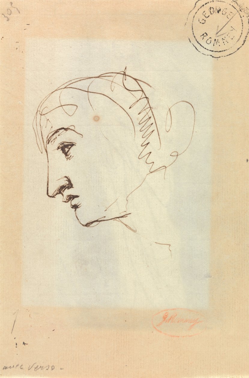Head in Profile by George Romney