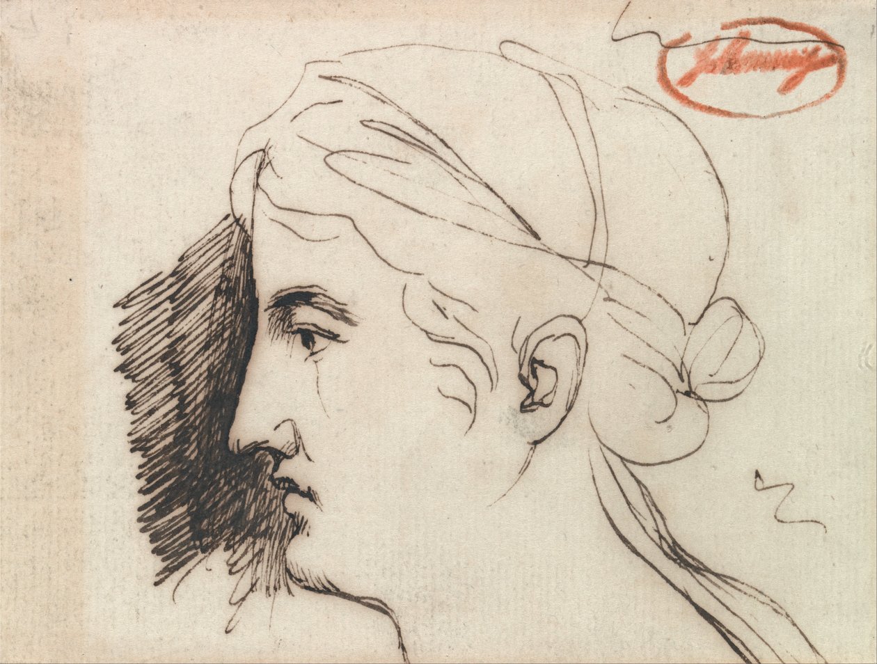 Head of a Woman by George Romney