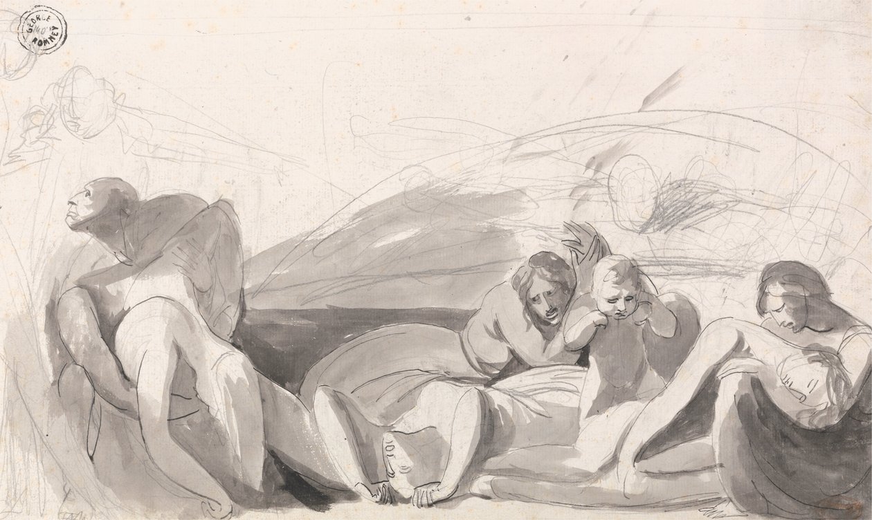Howard Visiting a Prison by George Romney