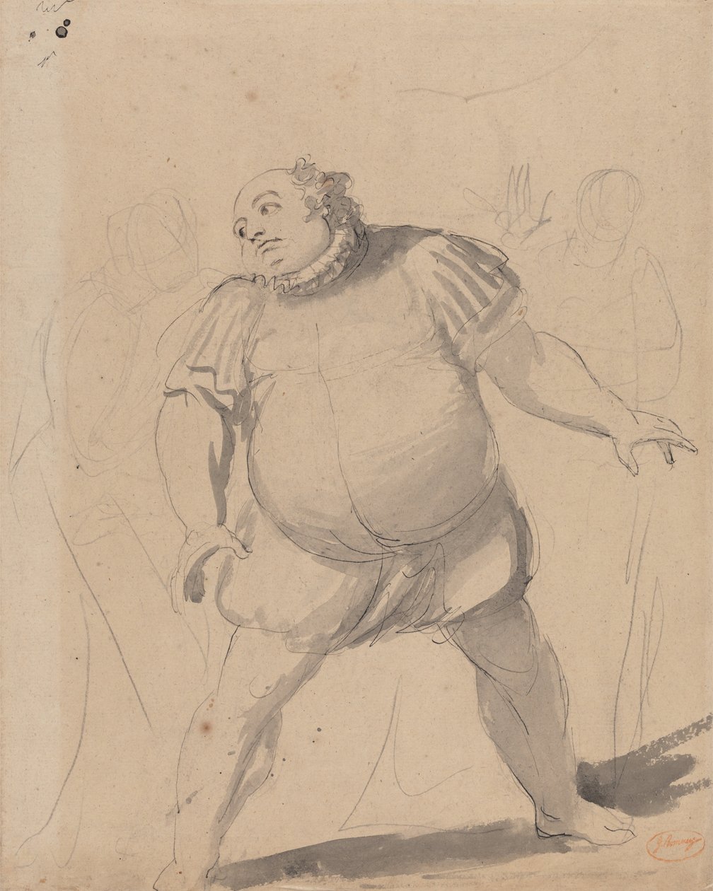 John Henderson as Falstaff by George Romney