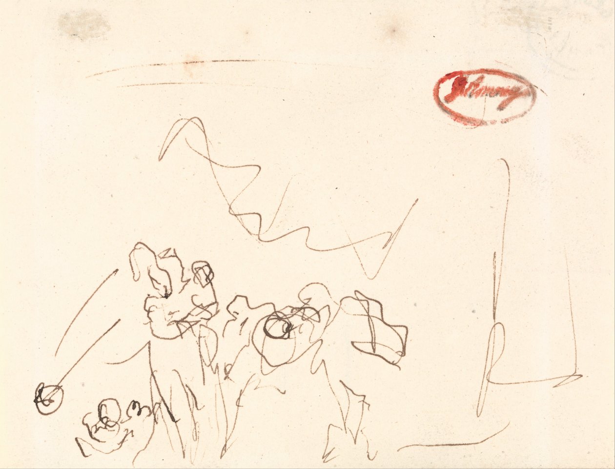 Loosely Described Figures by George Romney