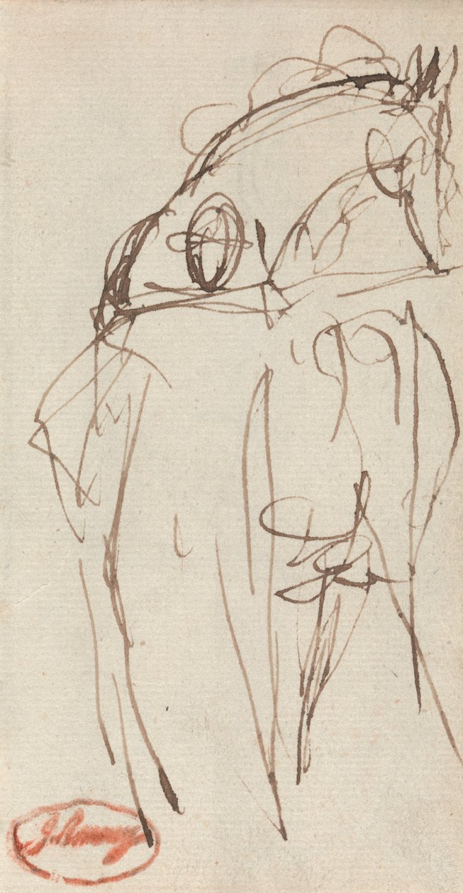 Man and Horse by George Romney