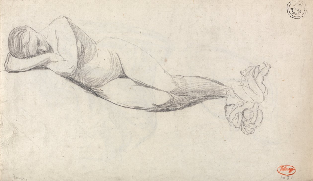 Reclining Nude by George Romney