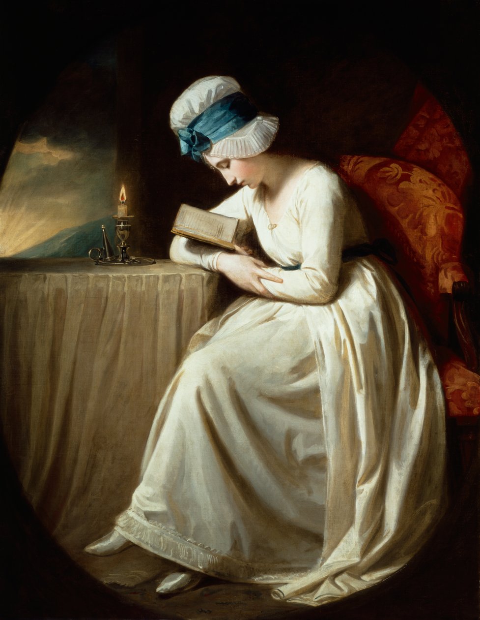 Serena reading by George Romney