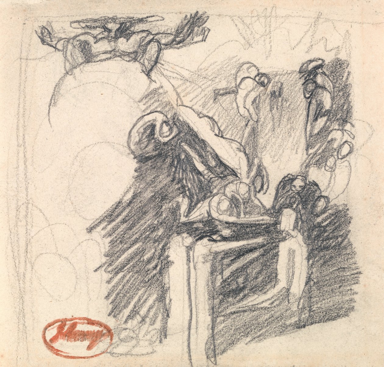 The Temptation of Christ by George Romney