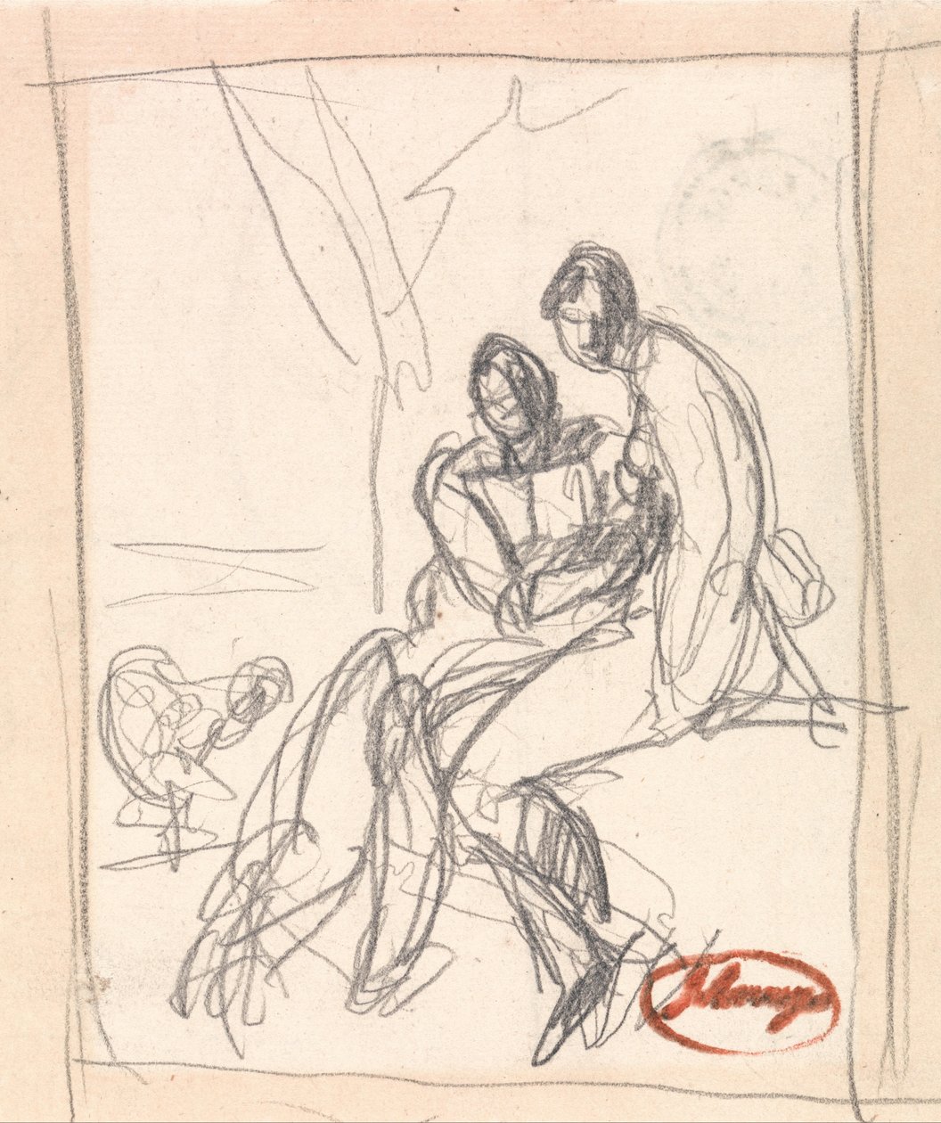 Two Lovers by George Romney