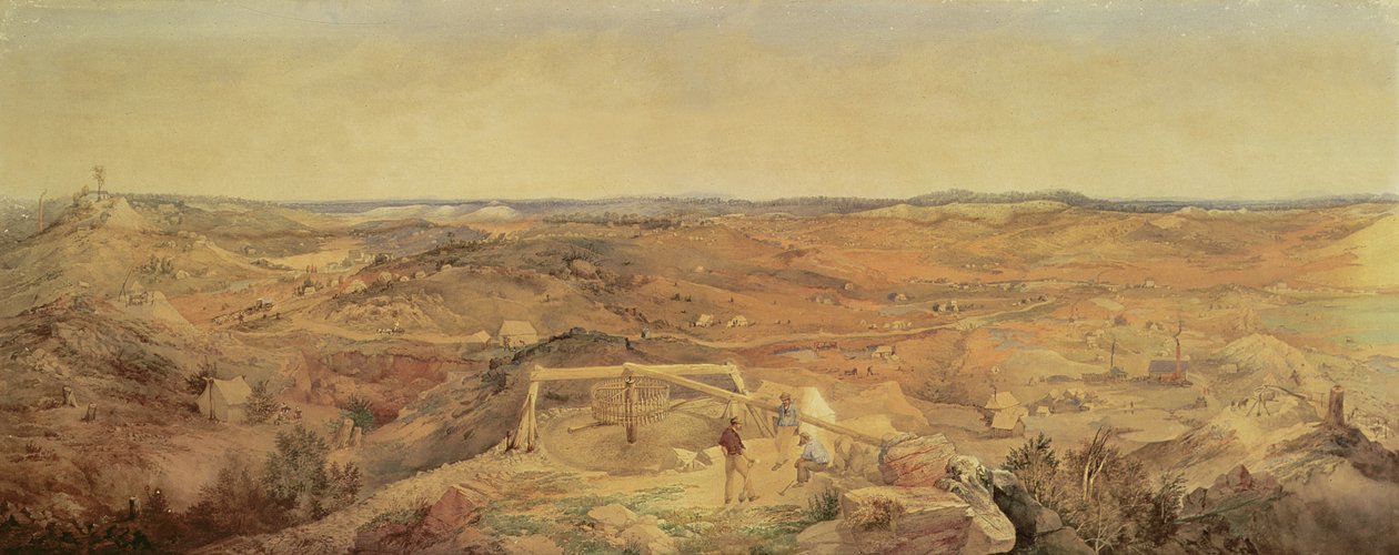 Old Bendigo by George Rowe