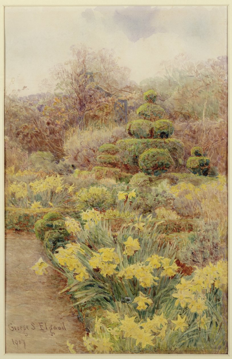 Spring, Raunds Cliffe by George Samuel Elgood