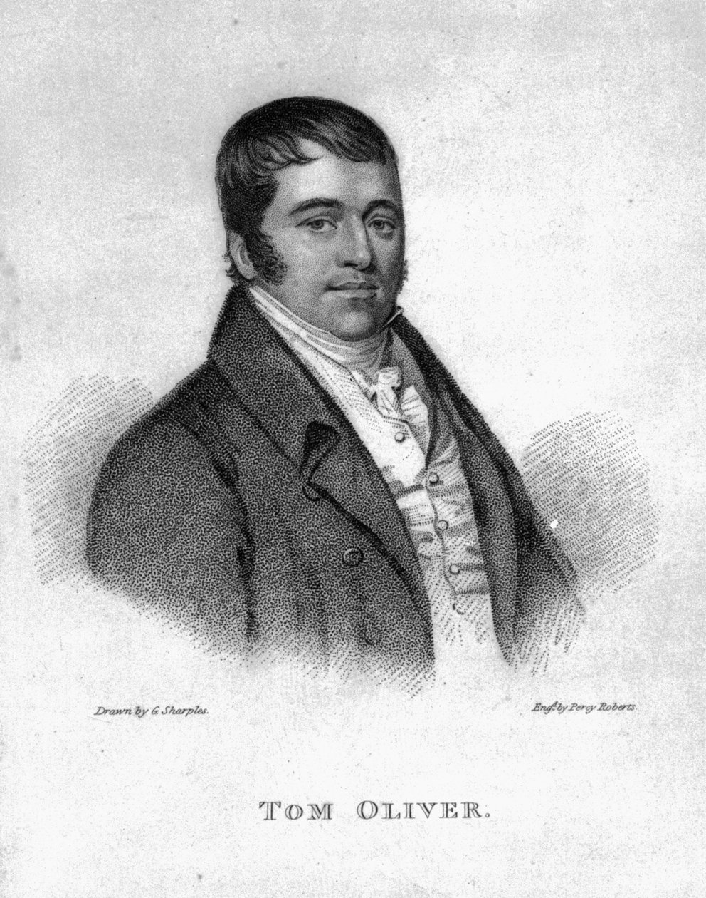 Tom Oliver (engraved by Percy Roberts) by George Sharples