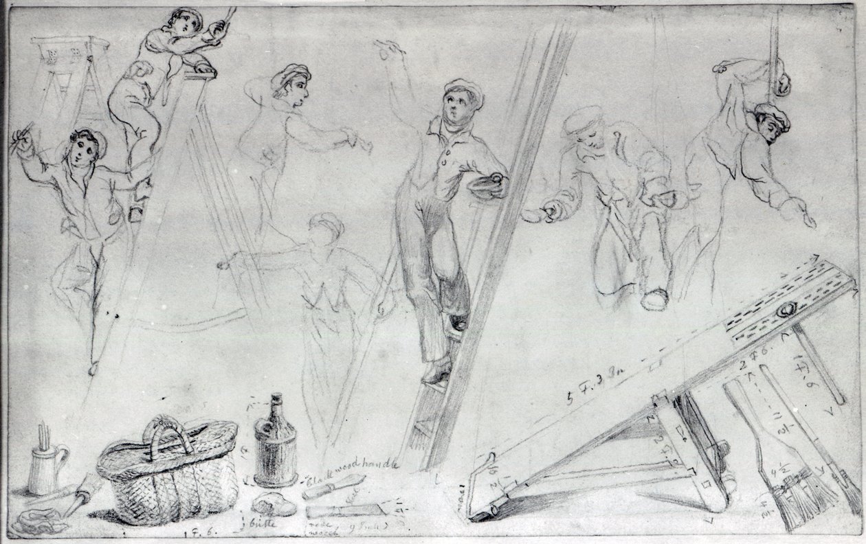 Illustration of Painting and Decorating by George Snr Scharf
